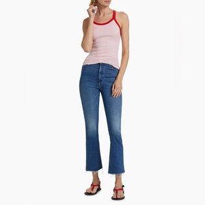 Mother The Hustler Ankle Fray  Color Grasping At Straws Size 27